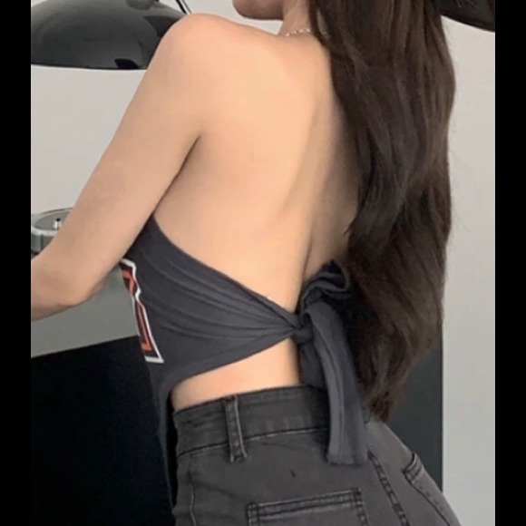 🏍 🏍🏍 Chain Neck Back Tie Cami Top🏍🏍🏍 - Picture 6 of 8